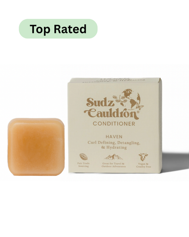 Acondicionador Haven Solid que define, desenreda e hidrata los rizos