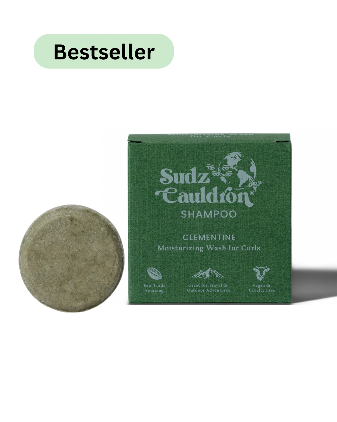 Clementine Moisturizing Curl Shampoo Bar – Sudz Cauldron
